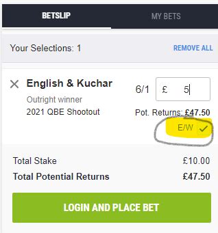 each way bet calculator uk.